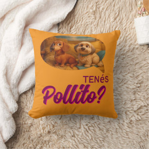 Decorativo Cojín Perritas Hermanas Aventureras