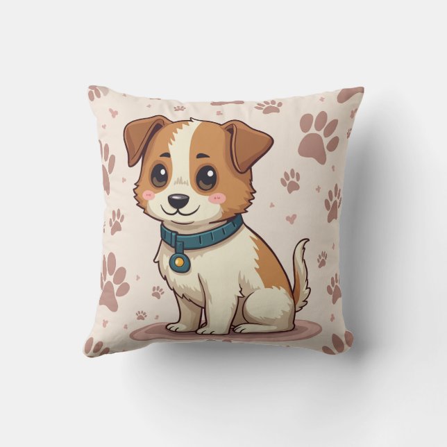 Decorativo cojín perrito (Reverso)