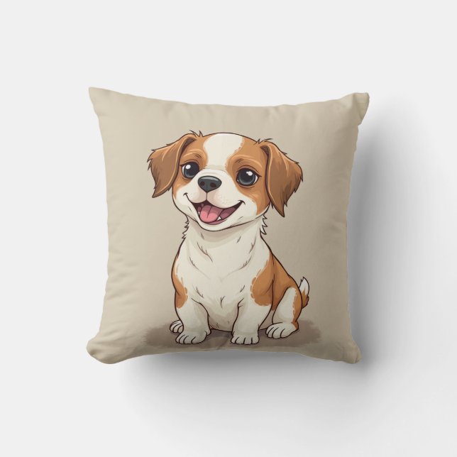 Decorativo cojín perrito (Anverso)