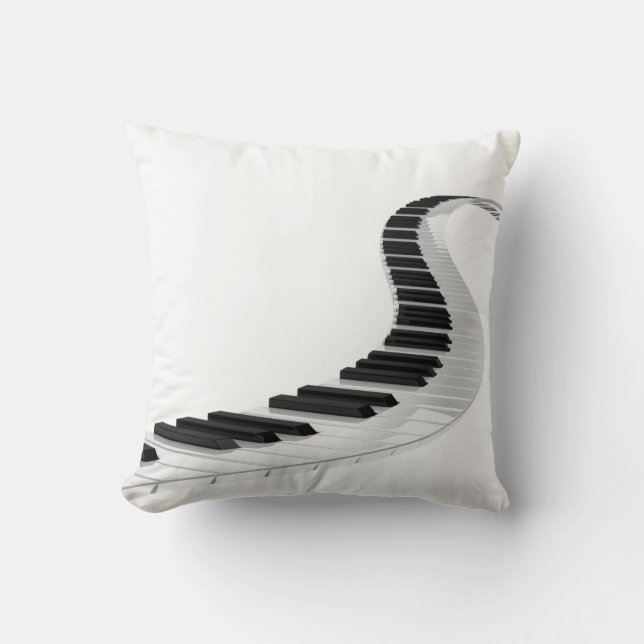 Decorativo Cojín Piano - para los aficionados de música (Anverso)