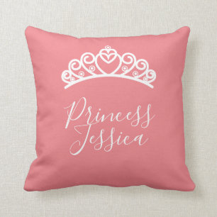 Decorativo Cojín Princesa Corona Personalizado