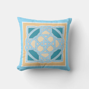 Decorativo Cojín reversible Aqua Celtic