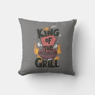 Decorativo Cojín | Rey del Grill | Día del Padre