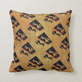 Decorativo Cojín Salukis estilizados