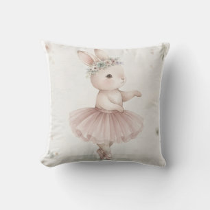 Decorativo Cojín tierno con diseño de conejita,Personalizable