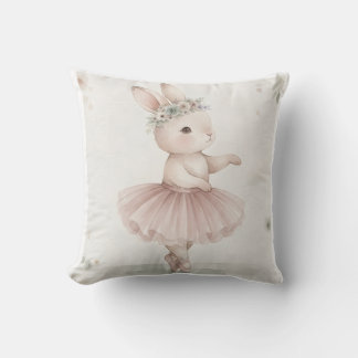 Decorativo Cojín tierno con diseño de conejita,Personalizable