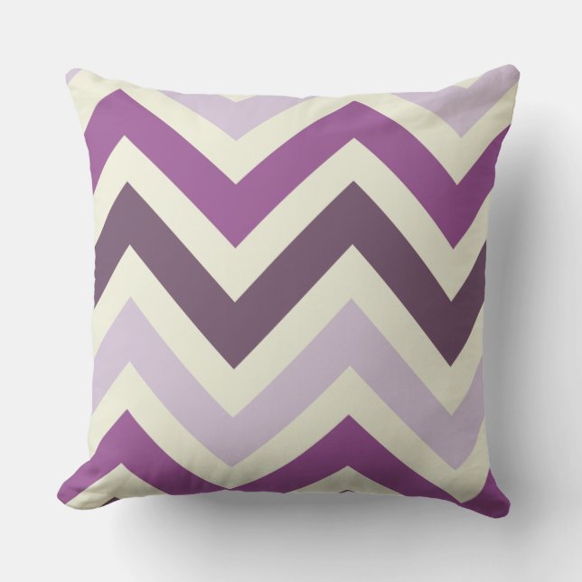 Decorativo cojín tonos morados (Anverso)