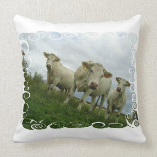 Decorativo cojín vacas