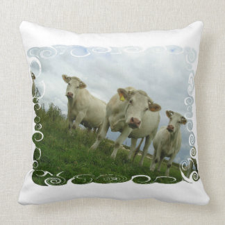 Decorativo cojín vacas