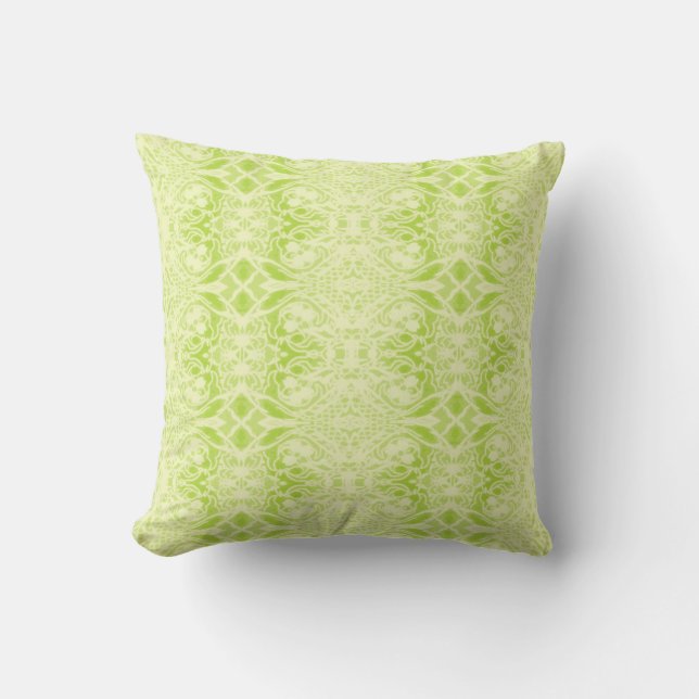 Decorativo cojín verde (Anverso)