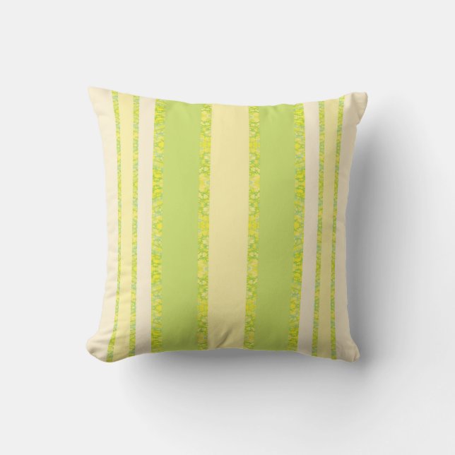 Decorativo cojín verde (Anverso)