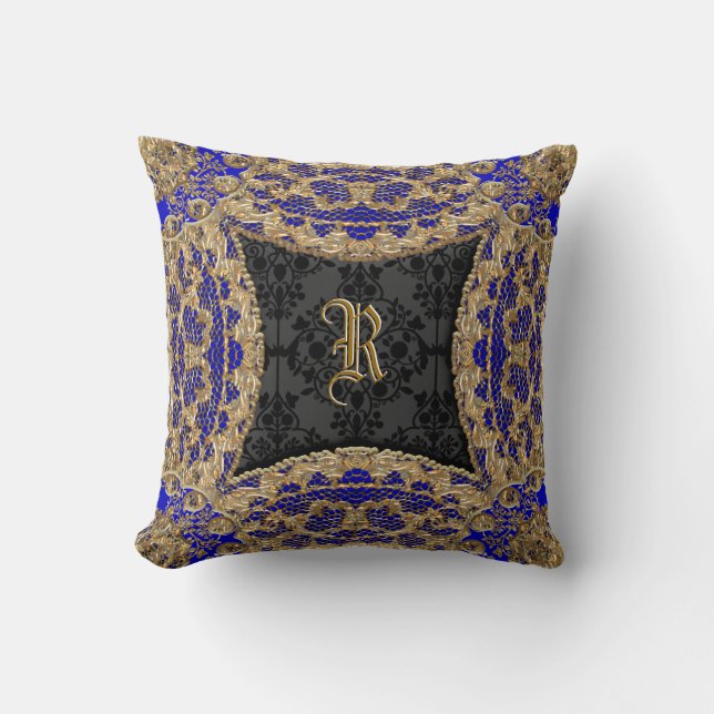 Decorativo Cojín Victoriano Kashmid Nilo (Anverso)