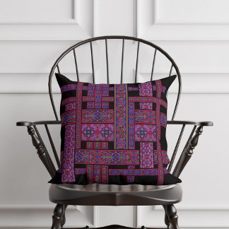 Decorativo Cojín Violet Aurora Vidrio Emplomado