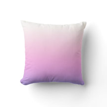 Cojín Violet y diseño ombre rosa y violeta