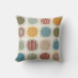 Decorativo colorido cojín circular