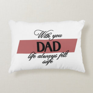 Decorativo Con tu papá   Cojín