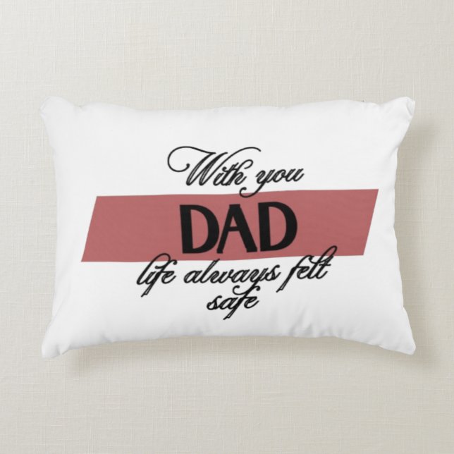 Decorativo Con tu papá | Cojín (Anverso)
