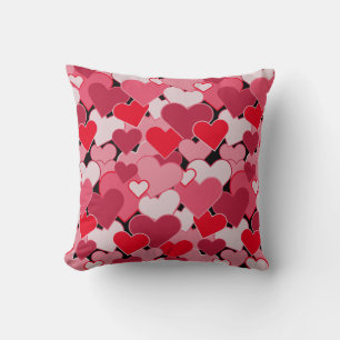 Decorativo Corazones coloridos de San Valentín COJÍN DECORA