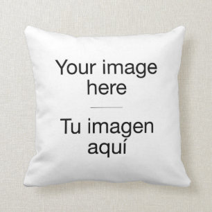 Decorativo Crea tu almohadón o cojín en blanco con foto