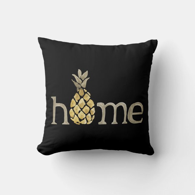 Decorativo Cuidada acuarela Pineapple Country Cojín decorativ (Anverso)