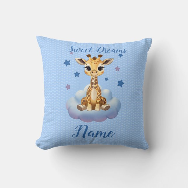 Decorativo Customizable Cojín baby giraffe (Anverso)