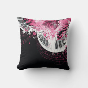 Decorativo Dance Music Disco Ball Piano Couch Cojín decorativ