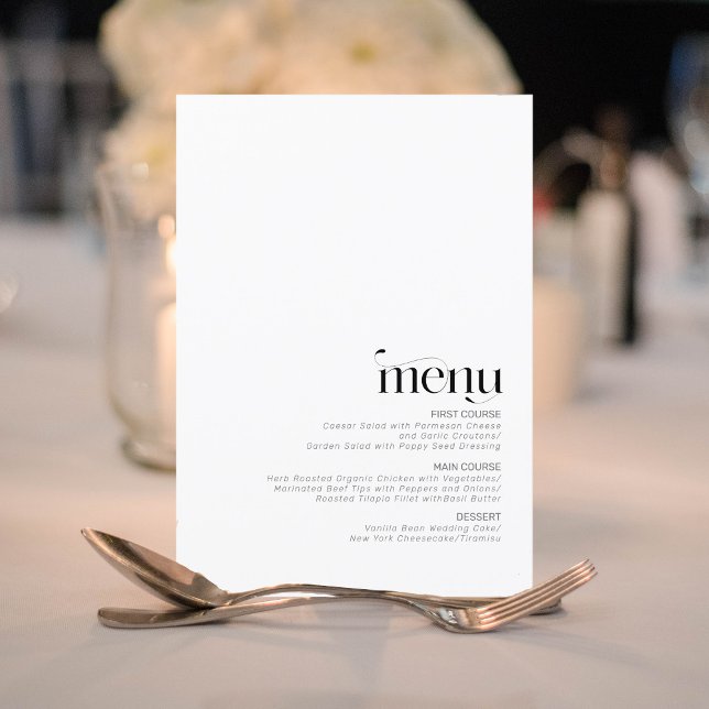Decorativo del menú Boda moderno ID887 (Subido por el creador)