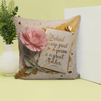 Decorativo Detrás de cada gran persona hay un gran Cojín deco