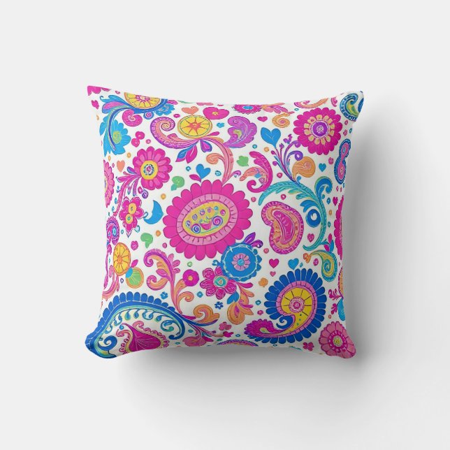 Decorativo Diseño colorido del cojín (Anverso)