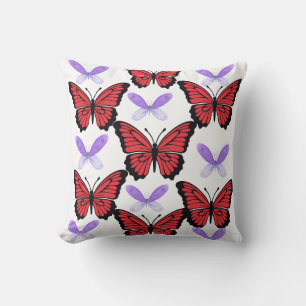 Decorativo diseño de cojín de mariposa
