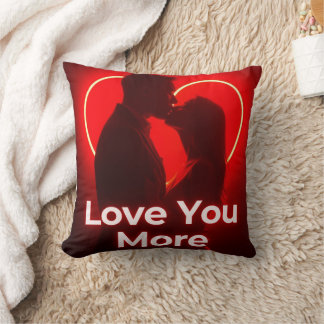Decorativo diseños de cojín de San Valentín te amo más