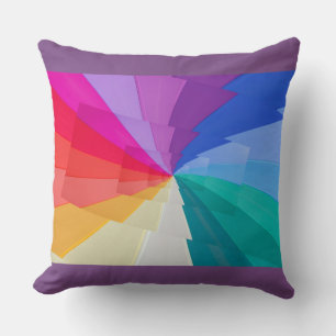 Decorativo efecto multicolor droste en cojín