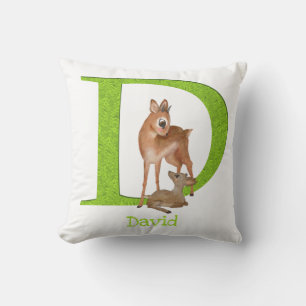 Decorativo El animal ABC D es para el cojín de dik-dik