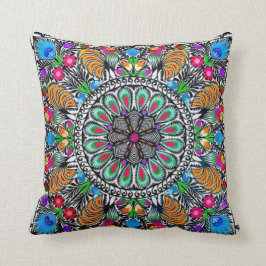 Decorativo El arte del camión de Paquistán florece el Cojín