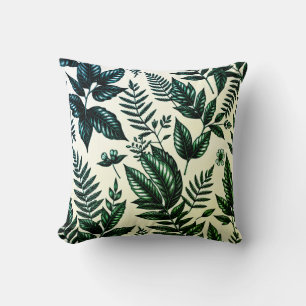 Decorativo El Cojín De Hojas Evergreen