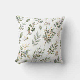 Decorativo Elegante cojín botánico de eucalipto