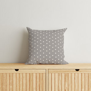 Decorativo Elegante cojín de bebé con lunares grises