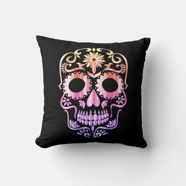 Decorativo Elegante cojín de cráneo (Anverso)