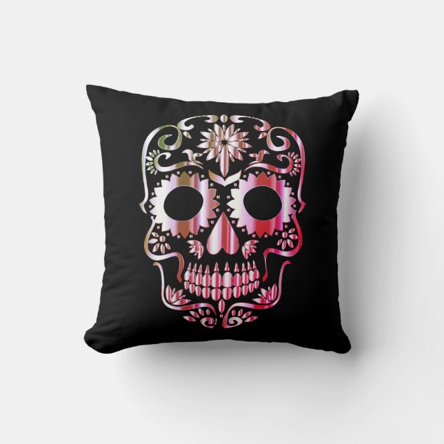 Decorativo Elegante cojín de cráneo (Anverso)