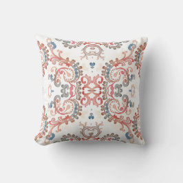 Decorativo Elegante cojín de throw con estampado de paisley e