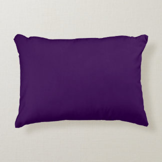 Decorativo elegante cojín de tirar de color púrpura profundo