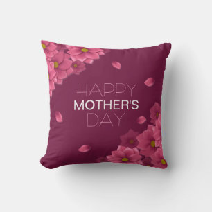 Decorativo Elegante Floral feliz Día de la Madre   COJÍN DECO