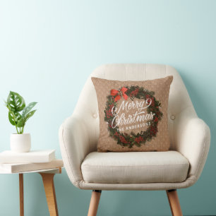 Decorativo Elegantes Navidades personalizados Cojín decorativ