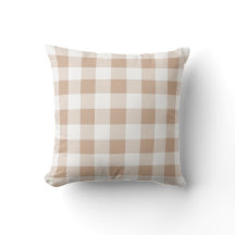 Elige el color, cojín de gingham 2 por favor vea l