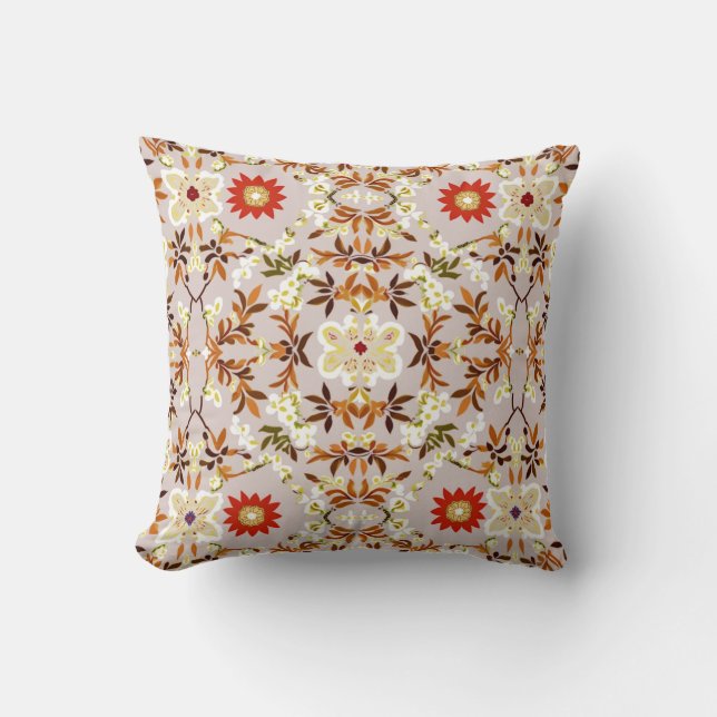 Decorativo Es un cojín de estampado brillante. (Anverso)