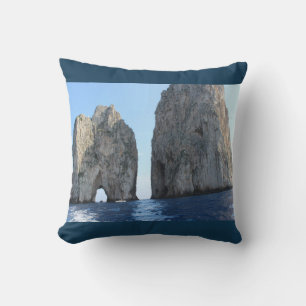 Decorativo Faraglioni di Capri - cojín fotográfico azul