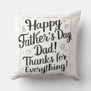 Decorativo ¡Feliz Día del Padre, papá! Cojín