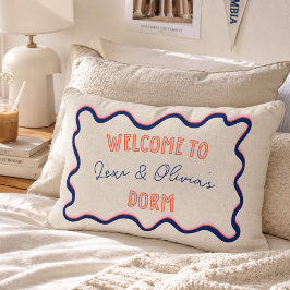 Decorativo Frontera Ondulada Divertida Cojín Para Dormitorio 