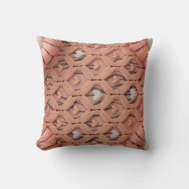Decorativo Funda de cojín con patrón de tigre de ganchillo de