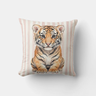 Decorativo Funda de cojín de cachorro de tigre de Bengala en